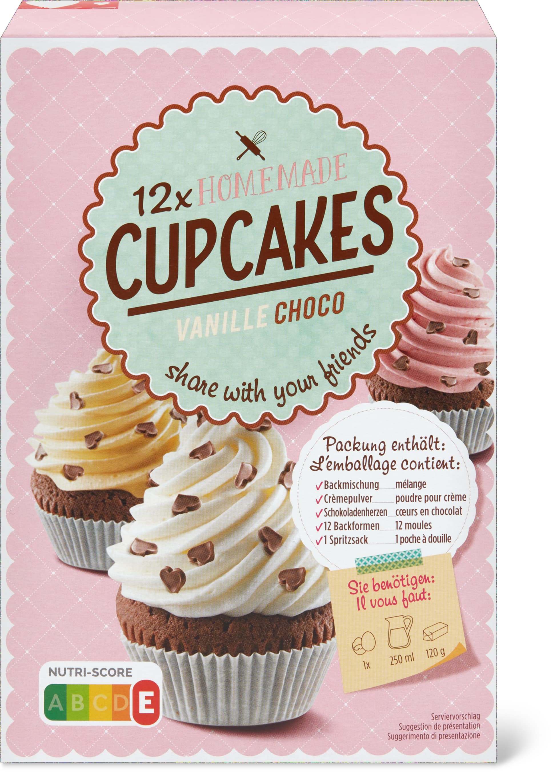 Cupcakes vaniglia e cioccolato